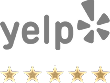 Gold stars graphic for ratings or achievements